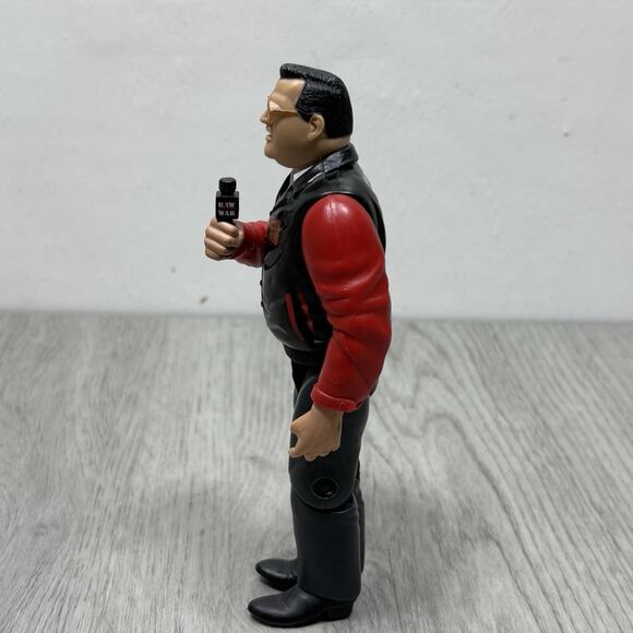 1998 WWF Jakks Pacific Ringside Collection Series 2 Jim Ross Action Figure - Picture 3 of 5